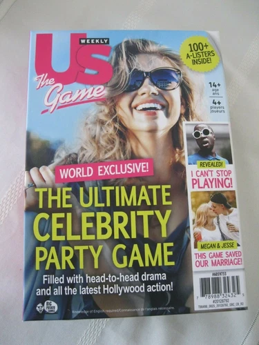 US Weekly Magazine THE GAME - NEW Party CELEBRITY PARTY Board Game -