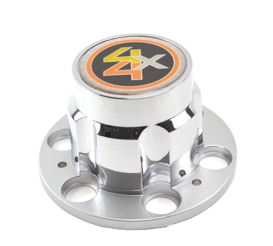 2Pc Fits CHEVYGMC 4x4 6 LUG 15x8 15" TRUCK RALLY Wheel Hub Plastic Center Caps - Imagem 3 de 4