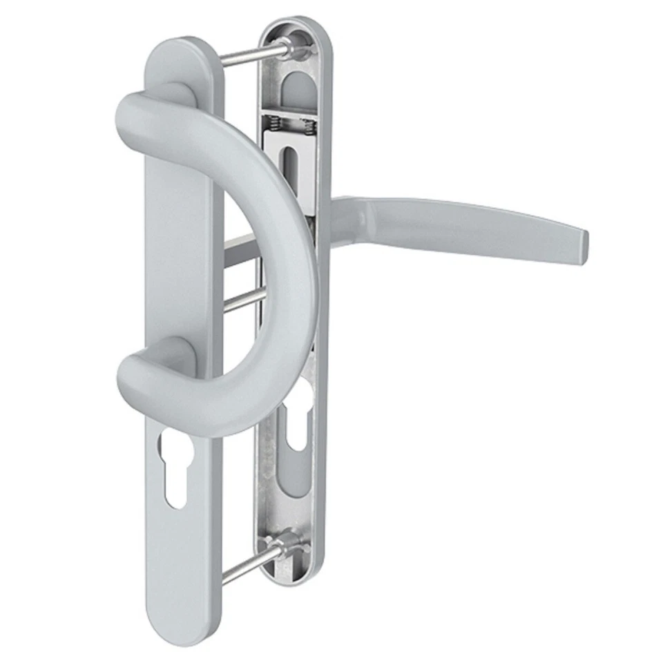 Schmalrahmengarnitur Wechselgarnitur 92mm Nebeneingangstürbeschlag ver.Varianten - Bild 3 von 4