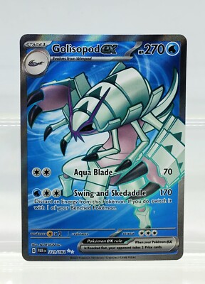 golisopod ex pokemon card value Pokemon TCG Golisopod ex 221/182 Paradox Rift Ultra Rare