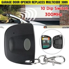 2pc Gate Remote Control Opener Black For Linear/MultiCode 3089/3070/3060 US SELL