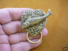 E628 Salmon fish love Eyeglass pin pendant ID badge holder loop glasses