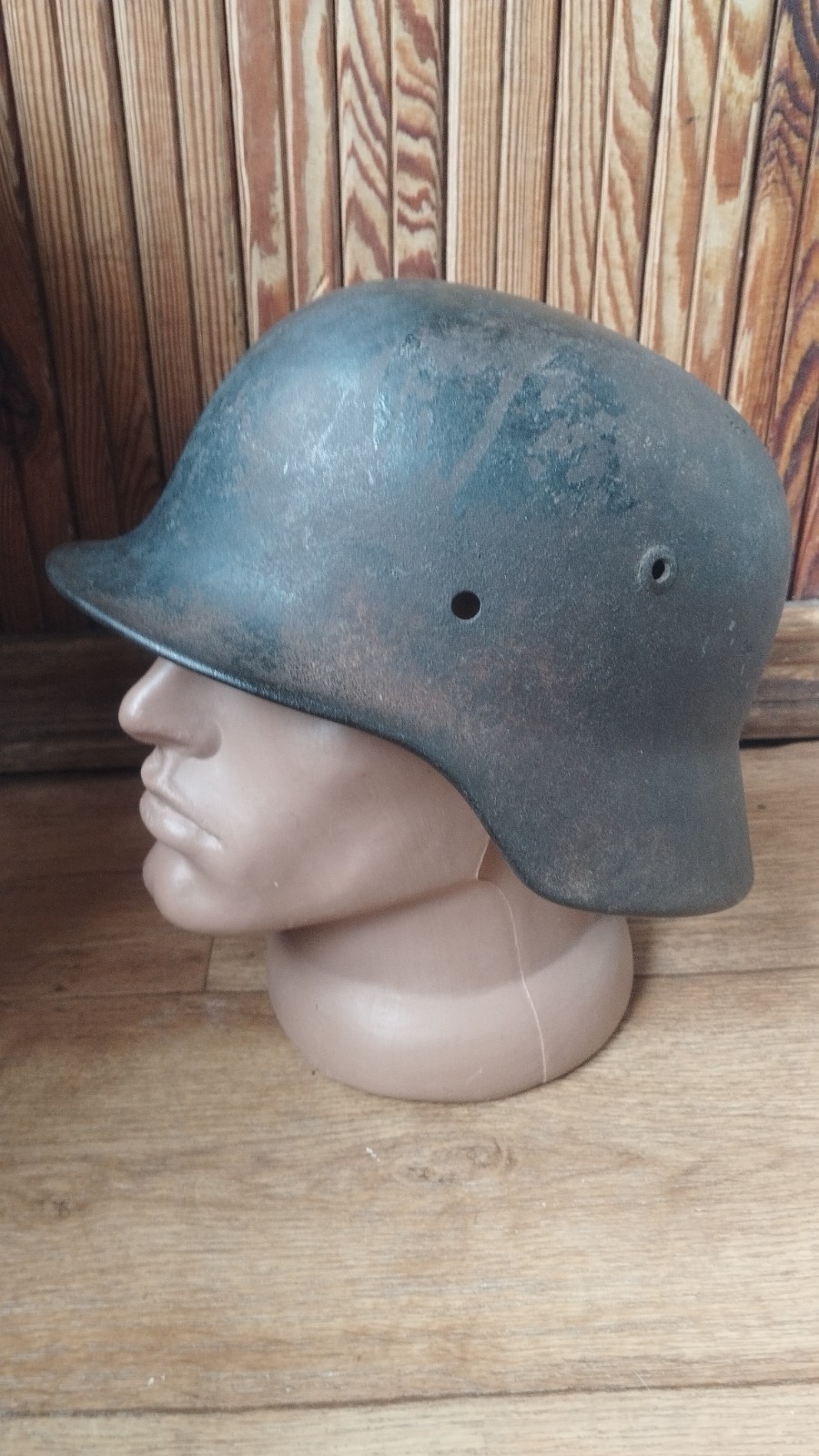 German M35 Steel Helmet WWII Wehrmacht Original Collectible Size 64 — image 2