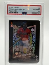 Topps 2026 All Kings Insert Ronald Acuna Jr. Atlanta Braves PSA 10 #AK-2
