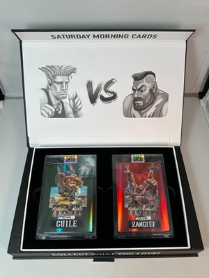 ★早い者勝ち★ ナガセ ロズマリスト サンプル 4個セット Saturday Morning Card SMC Green Guile Red Zangief Set /75 Street