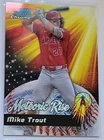 New ListingMike Trout 2025 Bowman Chrome Meteoric Rise Mojo Refractor Insert Card #MR-2