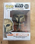 Funko POP! 353 THE ARMORER Autographed EMILY SWALLOW Star Wars THE MANDALORIAN