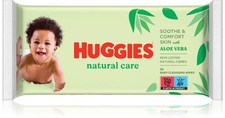 Huggies Natural Care Cleansing Wipes with Aloe Vera 56 pcs