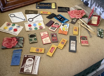 Antique Hand Sewing Needles - Watson s, Milward s, Green Oak - & More