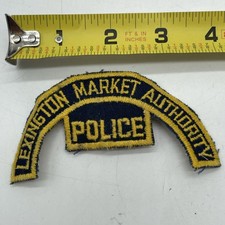 Lexington Market Authority Police Shoulder Patch Baltimore Maryland Cut Edge