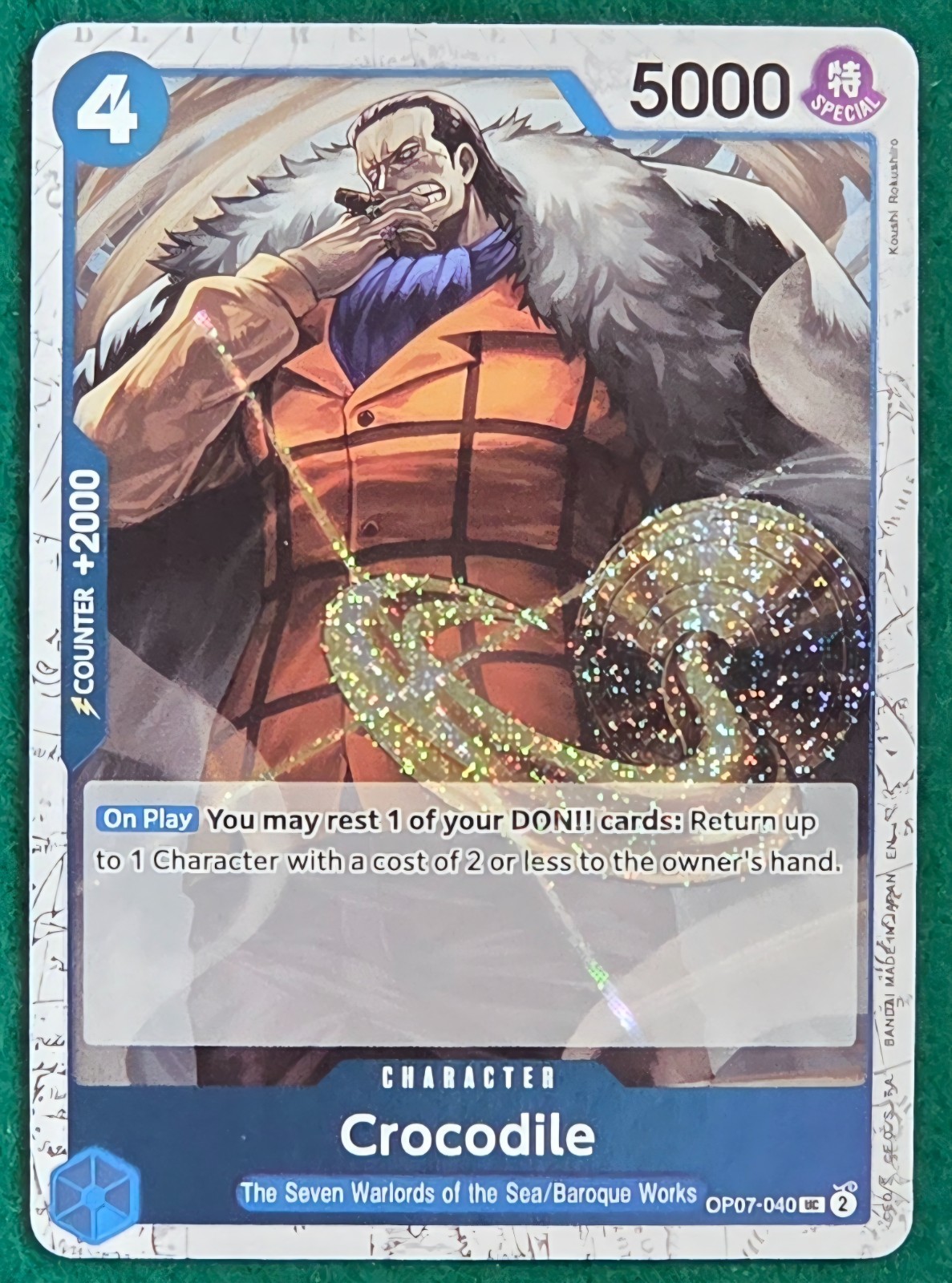 Crocodile - OP07-040 (Pirate Foil) - Premium Booster -The Best- Vol. 2 (PRB-02)