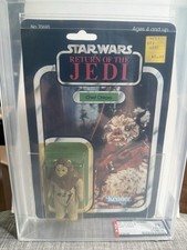 Chief Chirpa 1983 Kenner Star Wars ROTJ 65 Back-B AFA 75 Y-EX  NM. Just Graded.