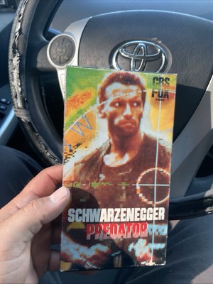 PREDATOR  Orig CBS / FOX VHS release 1988 Schwarzenegger action Sci-di