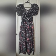 loveshackfancy Lais floral Puff Sleeves dress Size 8