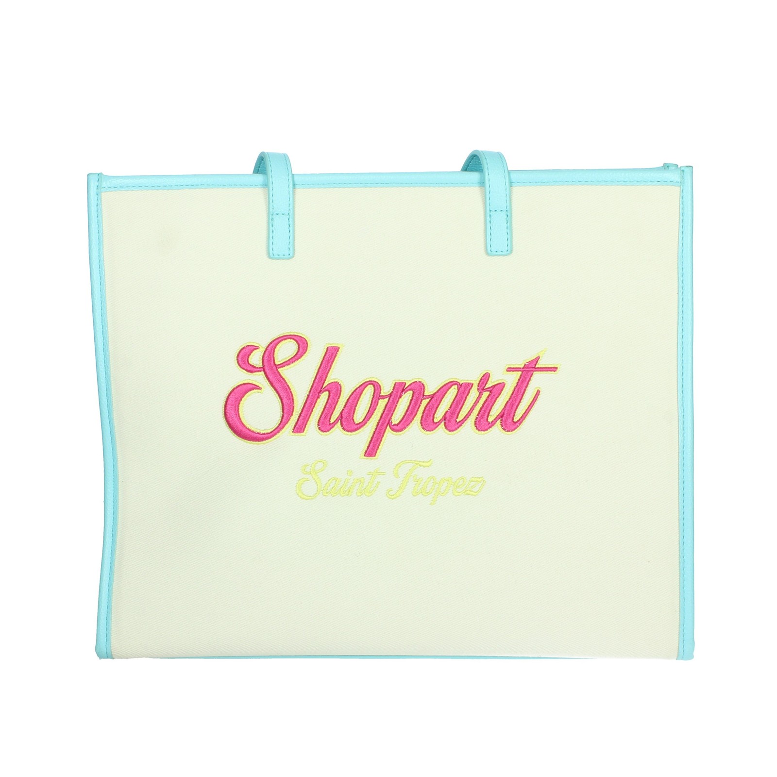 SHOP ART BORSA A SPALLA SAAS250132 BEIGE/CELESTE