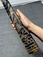 Stainless 5piece Ebony 22Fret satin Roasting flame Maple Electric guitar Neck