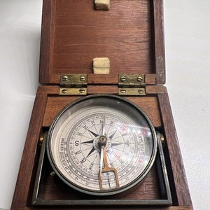 VintageKeuffel & Esser Co. New York Compass & Clinometer With Box (Bin 6-4)