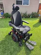 Quantum Q6 Stretto 3 Wheelchair Mint Condition 22" Wide New Batteries