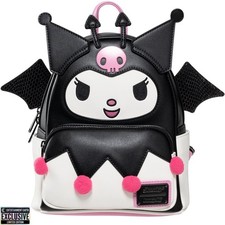 Sanrio Kuromi Devilish Winged Mini-Backpack - Entertainment Earth...