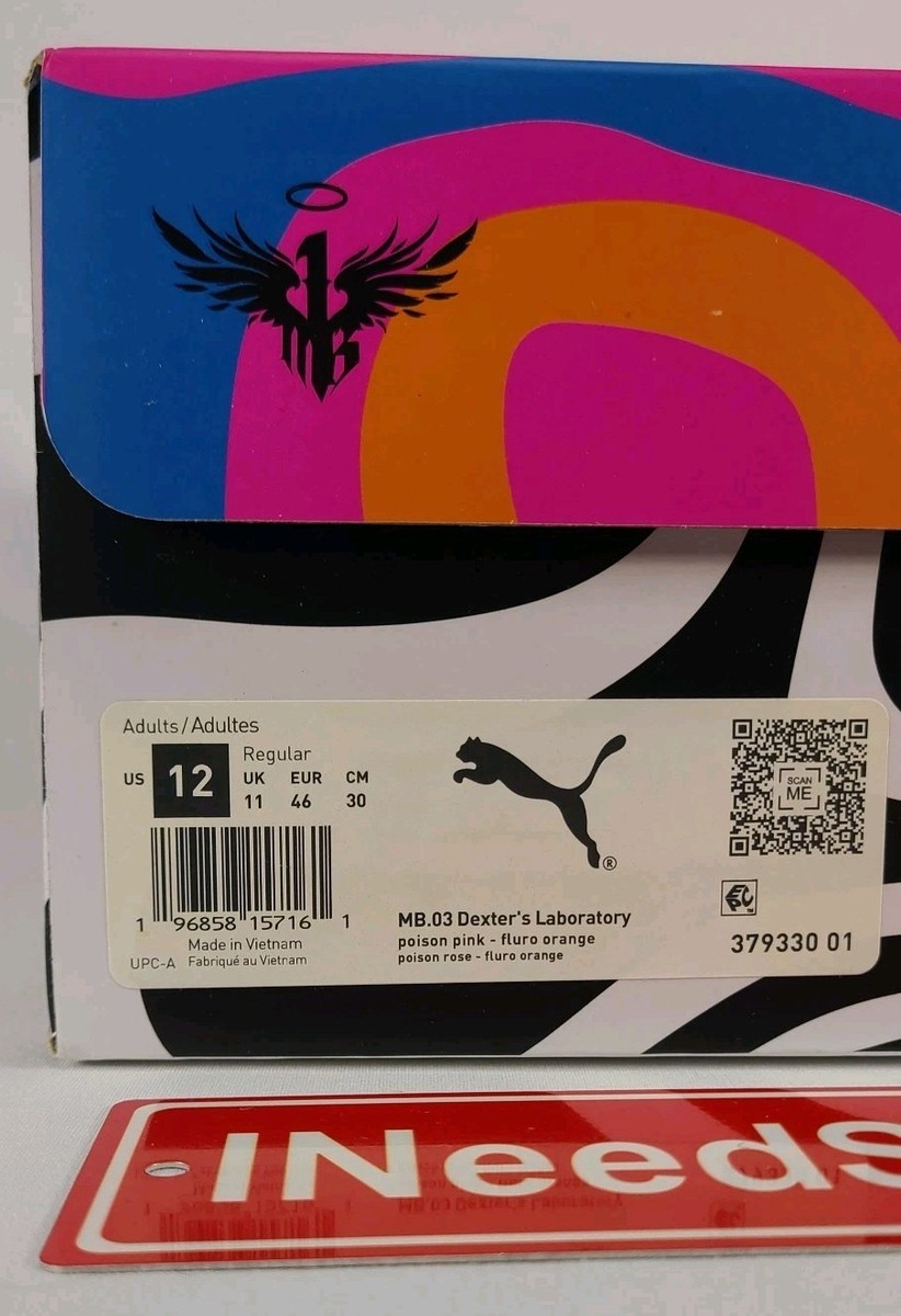 Puma MB.03 Dexter's Laboratory LaMelo Ball | Mens 12 | Dee Dee