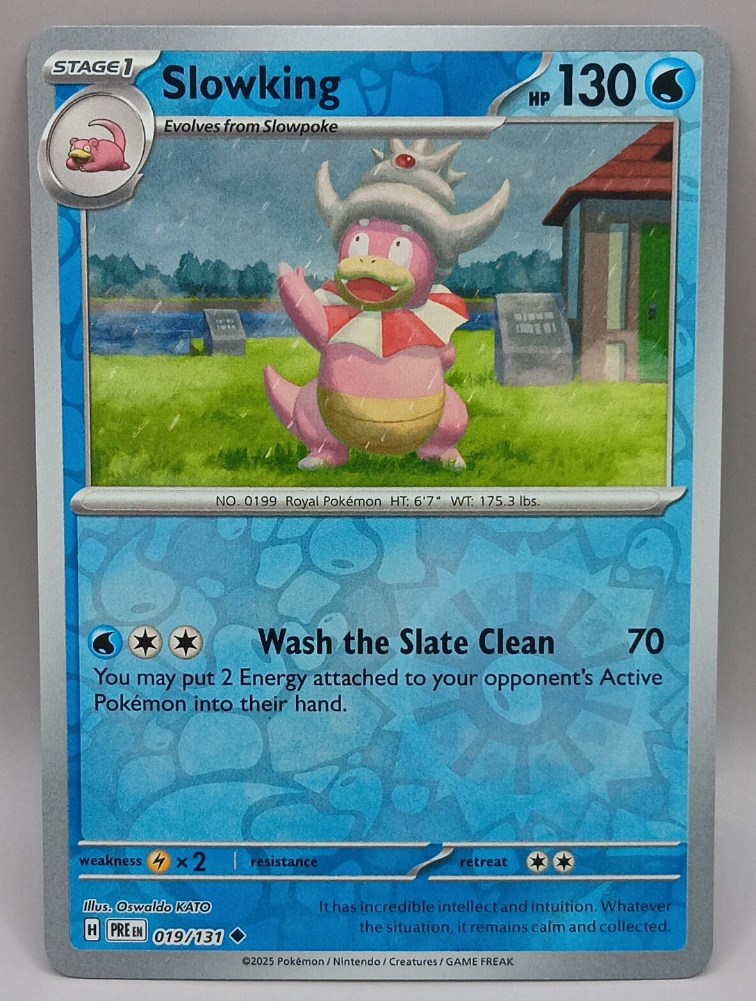 Slowking Reverse Holo NM 019/131 SV: Prismatic Evolutions Pokemon