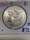 1902-O $1 Morgan Dollar -FREE SHIPPING-