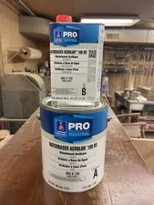Sherwin Williams Industrial Waterbased Acrolon Urethane Paint/Black /Gallon Kit