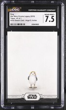 2019 Topps Star Wars Chrome Porg Sketch Card CGC 7.5 by Angel S. Aviles 1/1