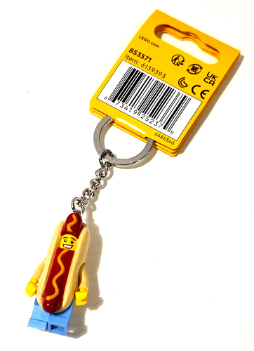LEGO Zubehör & Schlüsselanhänger 853571 Hot Dog Guy Brandneu! ✨Sorgfältig Versand - Bild 3 von 4