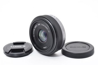 [Near MINT] Panasonic LUMIX G 20mm F/1.7 ASPH. Lens H-H020 WideAngle Pancake