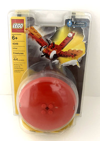 LEGO CREATOR RED X- POD CREATURES 3-IN-1 SET 4349 44 PCS  2004 RETIRED NEW!!