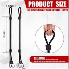 22 Inch Adjustable Marine Bungee Dock Line Boat Mooring Rope Shock Absorbing