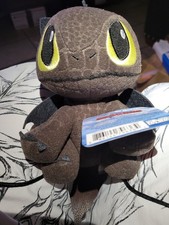 How to Train Your Dragon BLACK TOOTHLESS 6" Plush STUFFED ANIMAL Toy NEW w/ TAG
