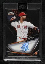 2021 Topps Chrome Black Orange Refractor 5/25 Jose Garcia #CBA-JGA Auto w6m