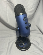 Blue Yeti USB Wired Condenser Microphone Blue w/ Stand, No Box