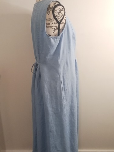J Jill Dress M Blue Denim Maxi Dress - Picture 8 of 9