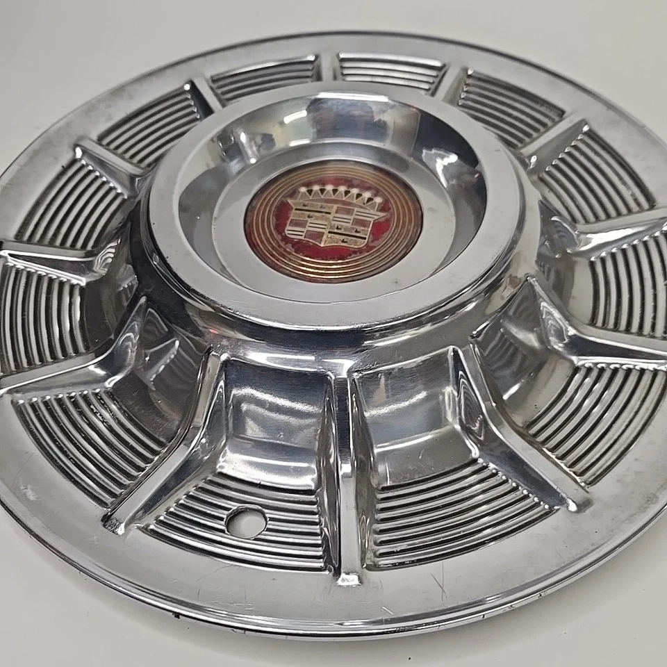 1957 Cadillac 15" Hub Cap Caddy Wheel Cover Sombrero Hubcap 57 (Single) - Image 2 of 4