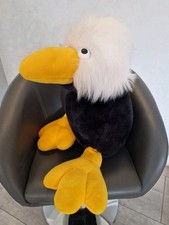 NICI XXL Rabe Sam Adler Wild Friends 60 cm Stofftier Pl&uuml;schtier Altes Etikett