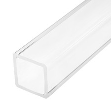 1 Pcs 35mmx35mmx3mm Wall Thickness 245mm Long Clear Acrylic Square Tube