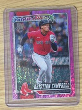 2026 Topps Series 1 KRISTEN CAMPBELL Future Stars Pink Holo Foil Parallel #125