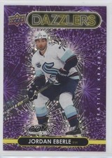 2021-22 Upper Deck Series 2 Dazzlers Purple Jordan Eberle #DZ-89 0t2