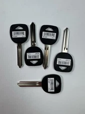 Hy-Ko B106P Rubberhead Standard GM Automotive Key Blank Pack of 5