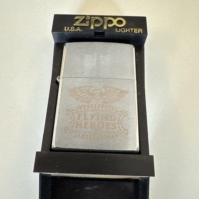 Original Flying Heroes Zippo Feuerzeug Lighter Collectible New Unused Ungezündet