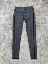 Athleta Leggings Womens Small Gray High Rise Yoga Pants Fair Trade Stretch Gym