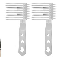 2Pack Blend Friend Fade Comb,Professional Barber Comb for Men Haircut Hair Fa...