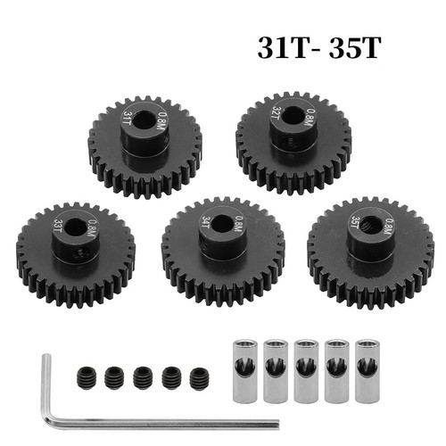 5 engrenages moteur dents acier compatibles avec pour v??hicules RC et accessoir - Photo 5/32