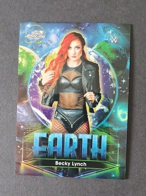 2026 Topps Chrome Cosmic WWE BECKY LYNCH #EARTH PLANETARY VERFOLGUNG PPE-7
