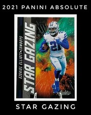 Ezekiel Elliott 2021  Panini Absolute #SG8 Star Gazing Dallas Cowboys
