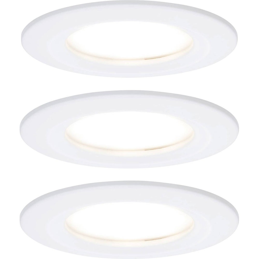 Paulmann Nova Bathroom Recessed Light Set LED 18W IP44 White Matt