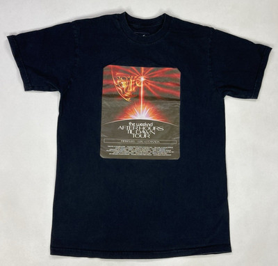 XO The Weeknd After Hours Til Dawn Graphic T-shirt Women Medium Black Music